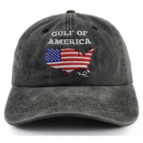 Gulf Of America Hat For Men Women (Option: BLACK)