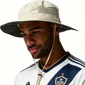 Breathable Wide Brim Sun Hat For Men & Women ,UV Protection Bucket Hat For World Cup, Stadium Games, And Outdoor Sports (Option: Khaki)