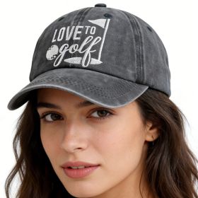 Golf Hats For Men Women, Golf Gifts For Mom Dad (Option: BLACK)