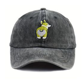 Dog Gifts For Women Baseball Hat, Dog Lover Gift For Dad Men Fathers Day, Dog Mama Gifts , Adjustable Embroidered Baseball Cap (Option: grey)