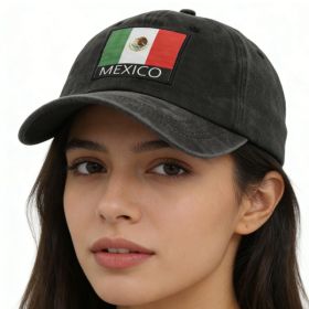 Mexico Hats For Women Men (Option: BLACK)