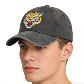 Tiger Hat For Men Women (Option: BLACK)