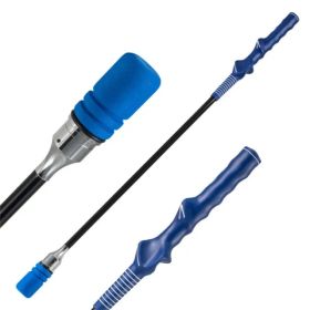 Portable Fiberglass Golf Swing Stick, Improve Grip & Shot Accuracy Golf Warm-Up Tool For Beginners & Pros-Blue (Option: defaulttitle)