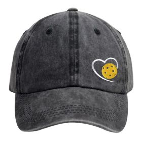 2pcs Pickle Ball Hat For Men Women, Adjustable Embroidered Wash Cotton Baseball Cap (Option: 1pcs)