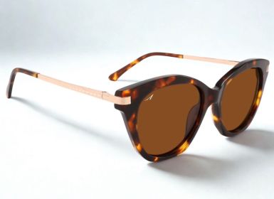Alexander Rosalina Polarized Sunglasses (Color: Gold/Black)